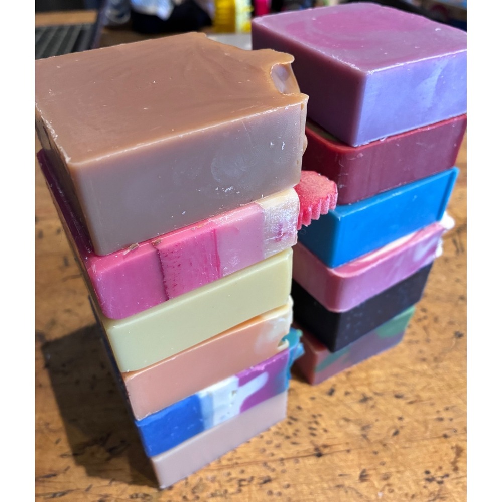 Artisan Soap Close Out Bundle 5 pounds Handmade Various Scents & Unscented - Picture 5 of 5